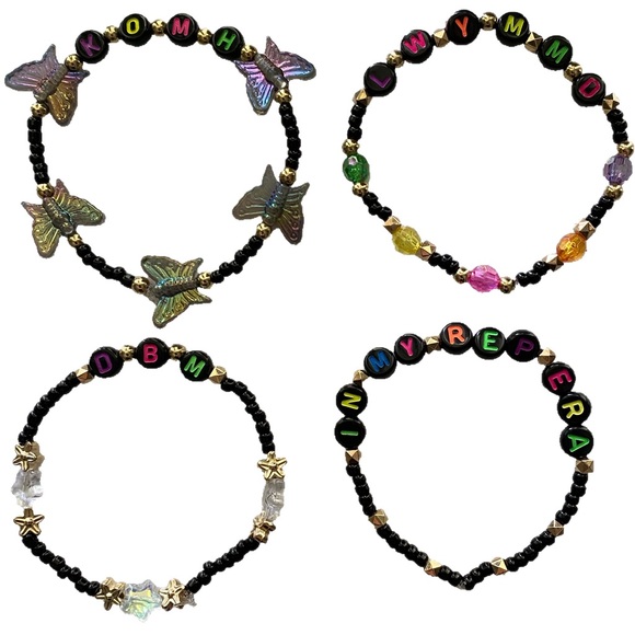 4 Taylor Swift Reputation Handmade Friendship Bracelets - Picture 1 of 1